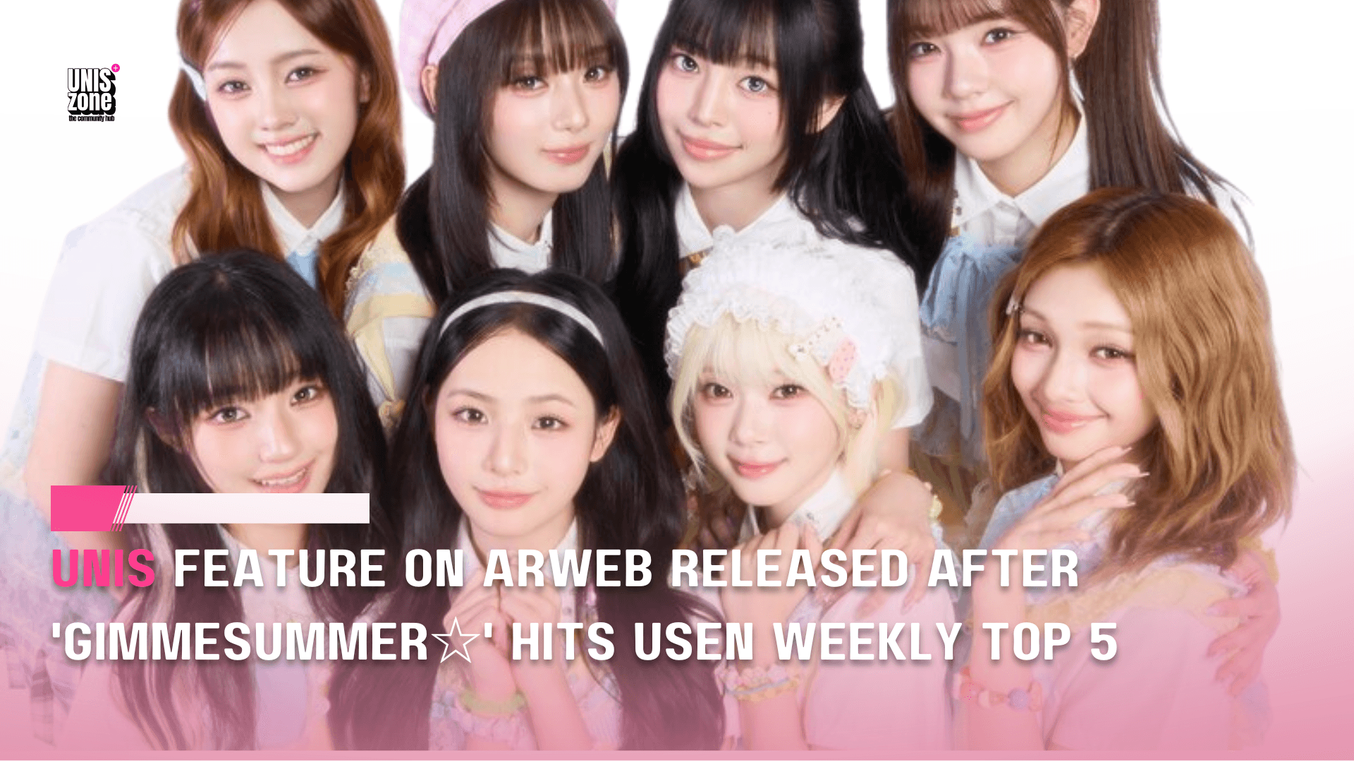 UNIS feature on arweb cover photo